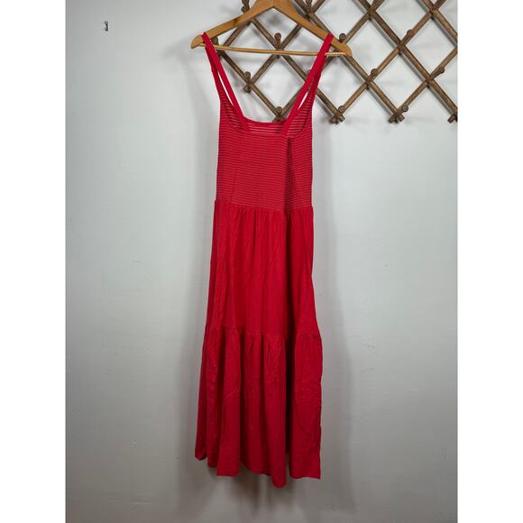Nation LTD Penelope Cross Back Midi Dress in Cherry Bomb Size XXL - Picture 5 of 10
